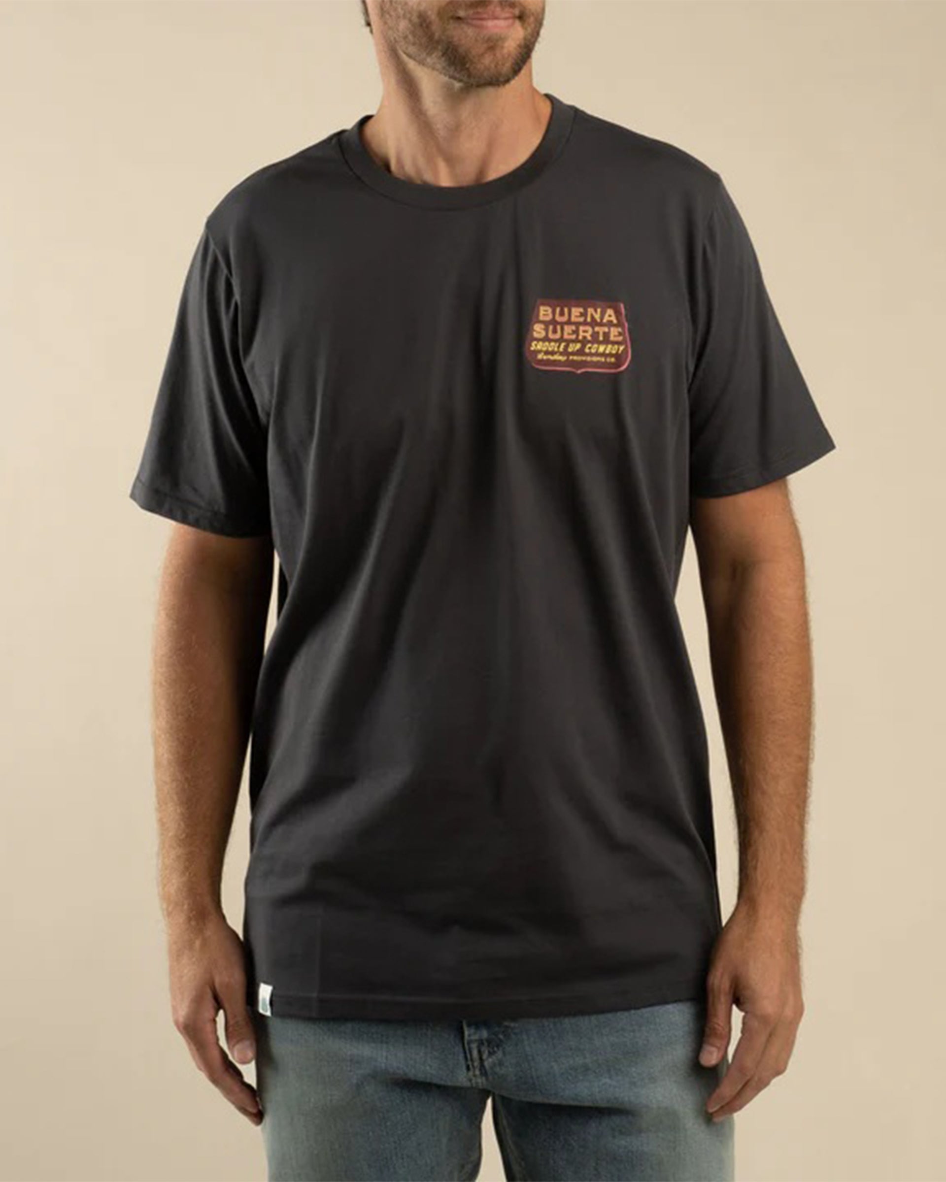 Sendero Provisions Co. Buena Suerte Short Sleeve T-Shirt - Charcoal