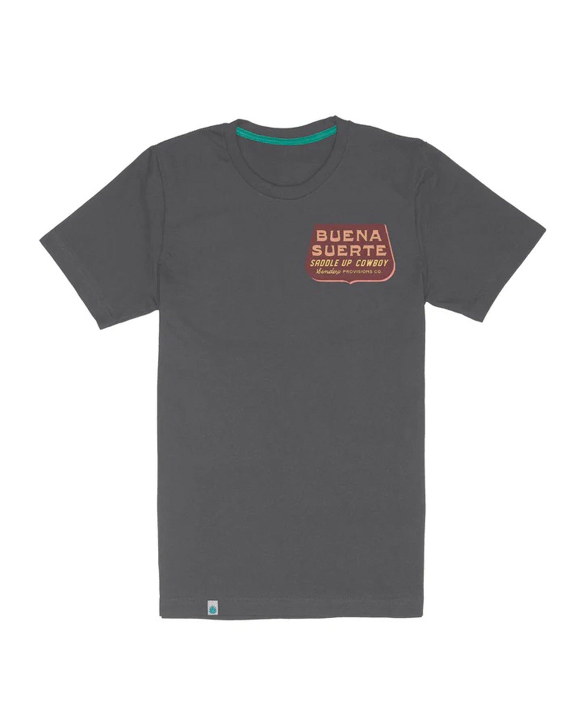 Sendero Provisions Co. Buena Suerte Short Sleeve T-Shirt - Charcoal