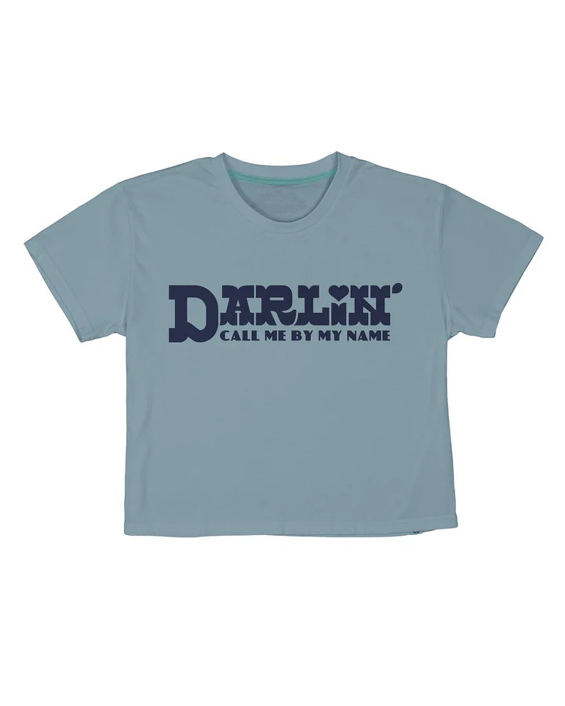 Call Me Darlin' Boxy Tee - Sterling Blue