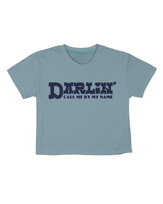 Call Me Darlin' Boxy Tee - Sterling Blue