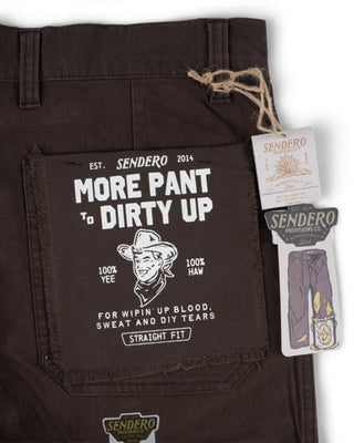 Sendero Provisions Co. Canyon Work Pant - Chocolate