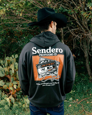 Sendero Provisions Co. Cassette Tape Hoodie - Black