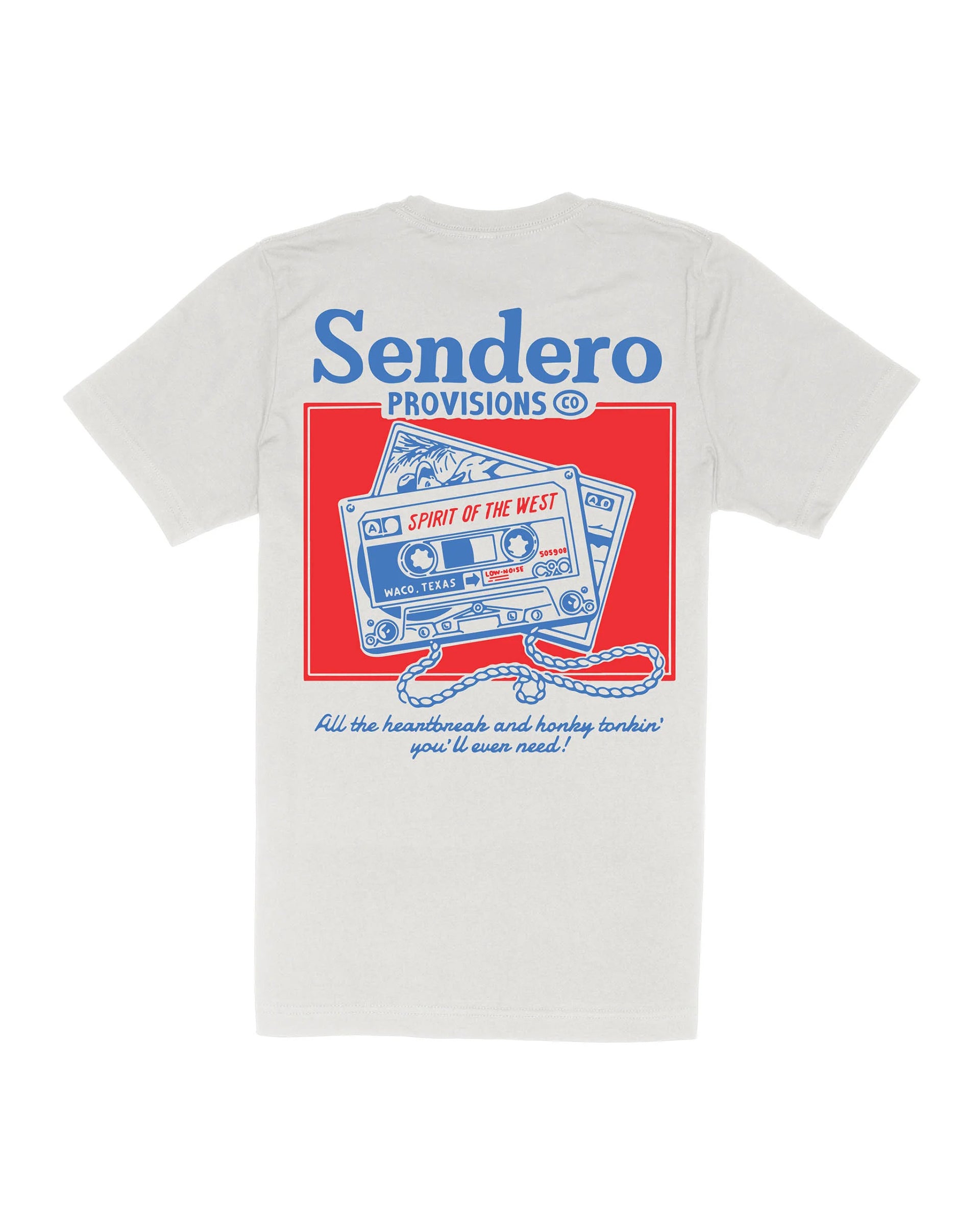 Sendero Provisions Co. Cassette Tape Short Sleeve T-Shirt - Vintage White