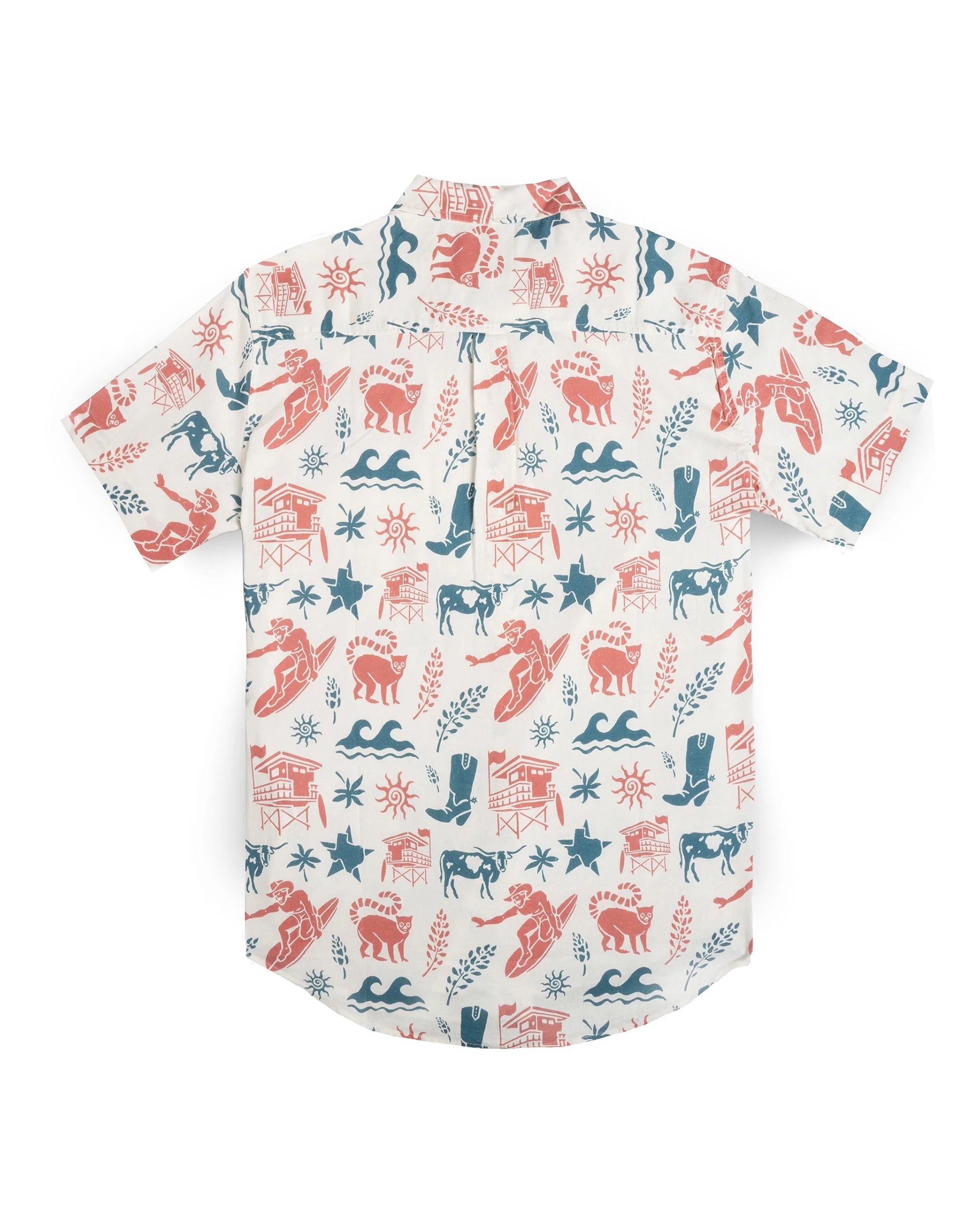 Sendero x Waco Surf City Slicker S/S Shirt - Texas Surf – Jack's