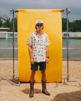 Sendero Provisions Co. x Waco Surf City Slicker Short Sleeve Shirt - Texas Surf