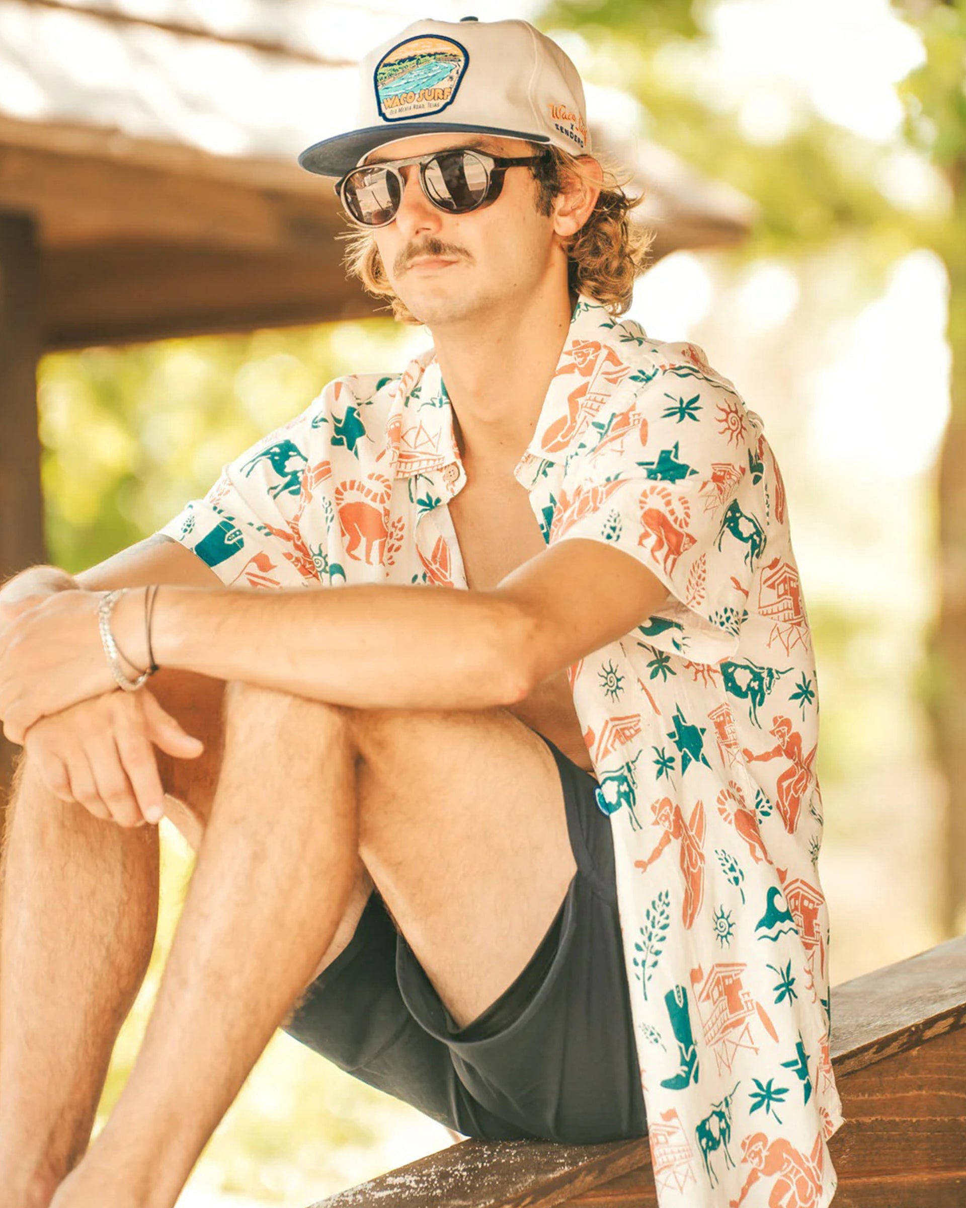 sorm‘86 ソルム86 KINISENDEEE 気にせんでええ バスクシャツ Sendero x Waco Surf City Slicker S/S Shirt - Texas Surf – Jack's
