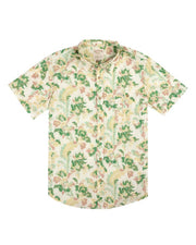 Sendero Provisions Co. City Slicker Short Sleeve Shirt - Alondra - Cream/Green