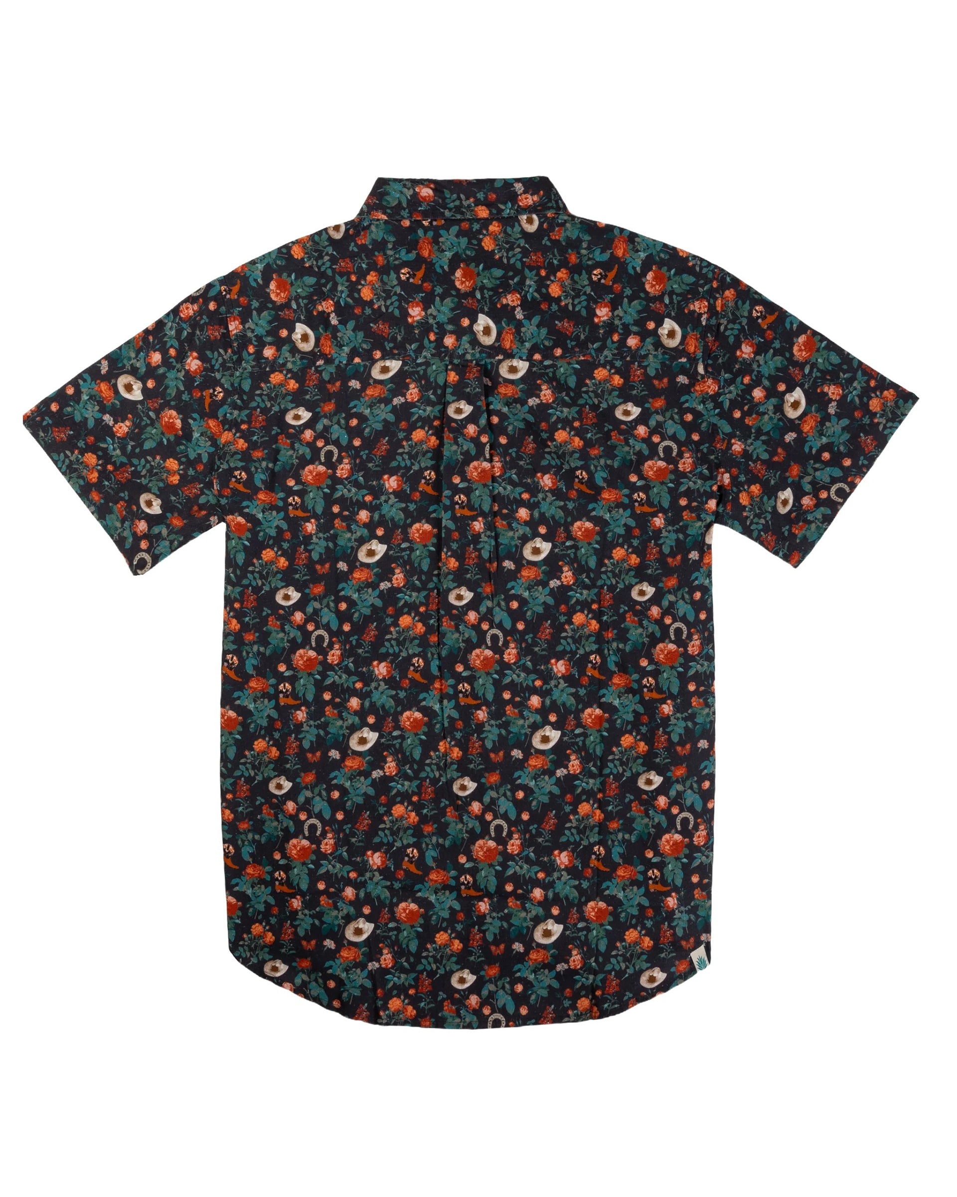 Sendero Provisions Co. City Slicker Short Sleeve Shirt - Desert Rose Charcoal
