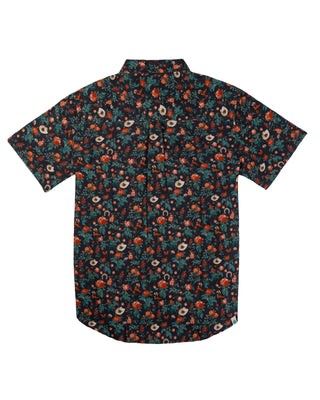 Sendero Provisions Co. City Slicker Short Sleeve Shirt - Desert Rose Charcoal