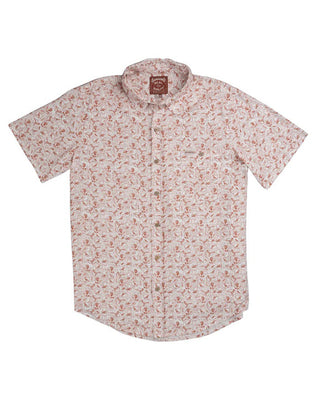 Sendero Provisions Co. City Slicker Button Up Shirt - Desert Flock Rust