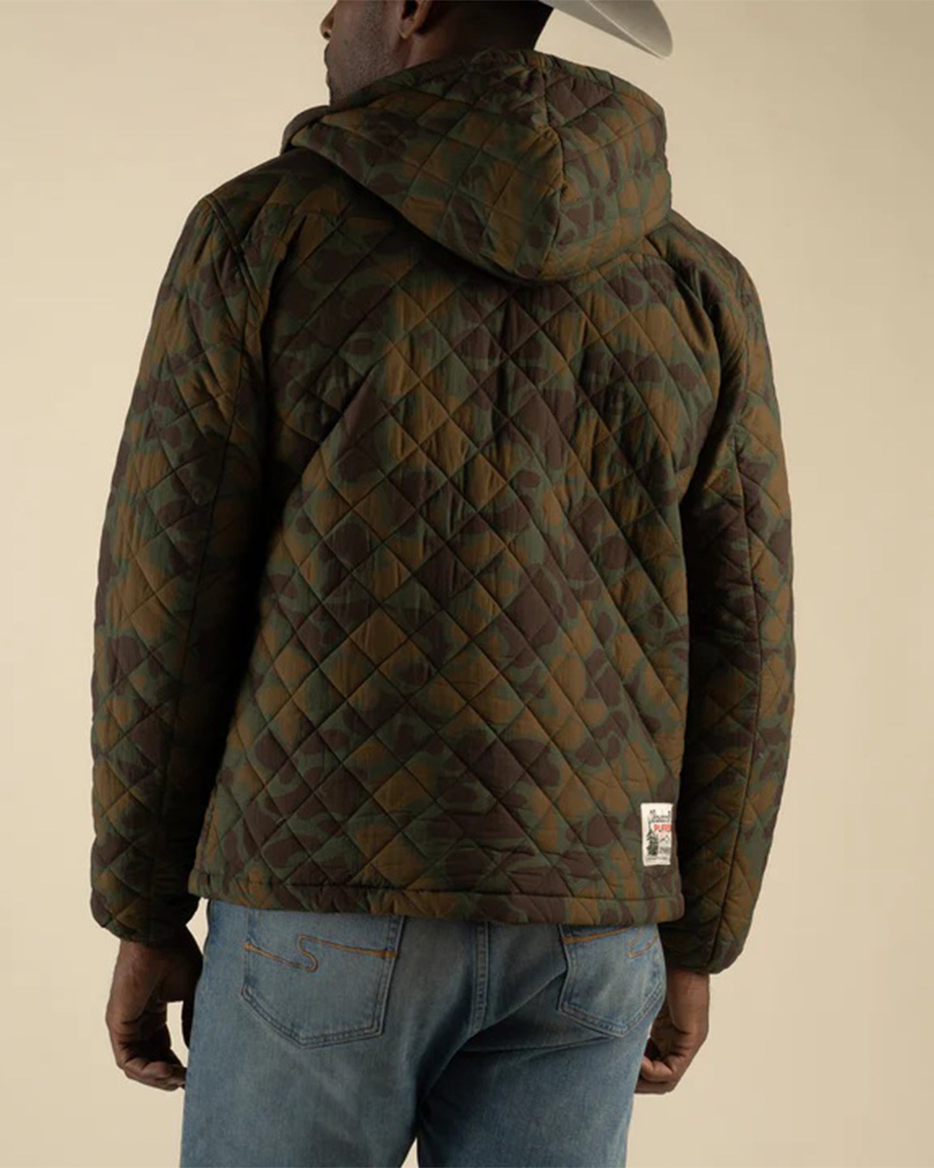 Sendero Provisions Co. Cloudcroft Hooded Puffer Jacket -Forest Camo