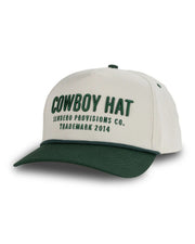Sendero Provisions Co. Cowboy Hat - Cream/Green