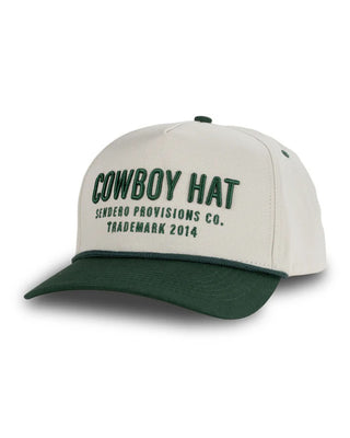 Sendero Provisions Co. Cowboy Hat - Cream/Green