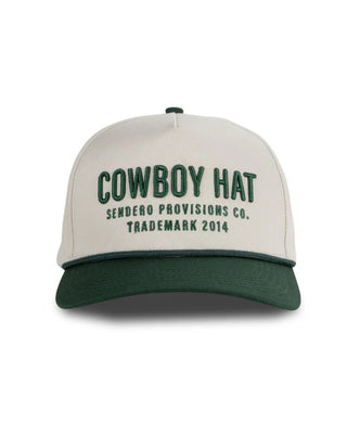 Sendero Provisions Co. Cowboy Hat - Cream/Green