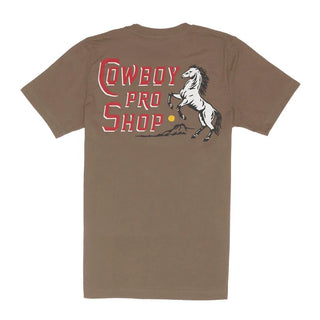 Sendero Provisions Co. Cowboy Pro Shop Short Sleeve T-Shirt - Light Brown