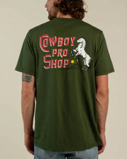 Sendero Provisions Co. Cowboy Pro Shop Short Sleeve T-Shirt - Army Green