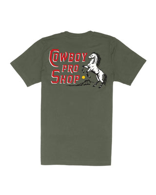 Sendero Provisions Co. Cowboy Pro Shop Short Sleeve T-Shirt - Army Green