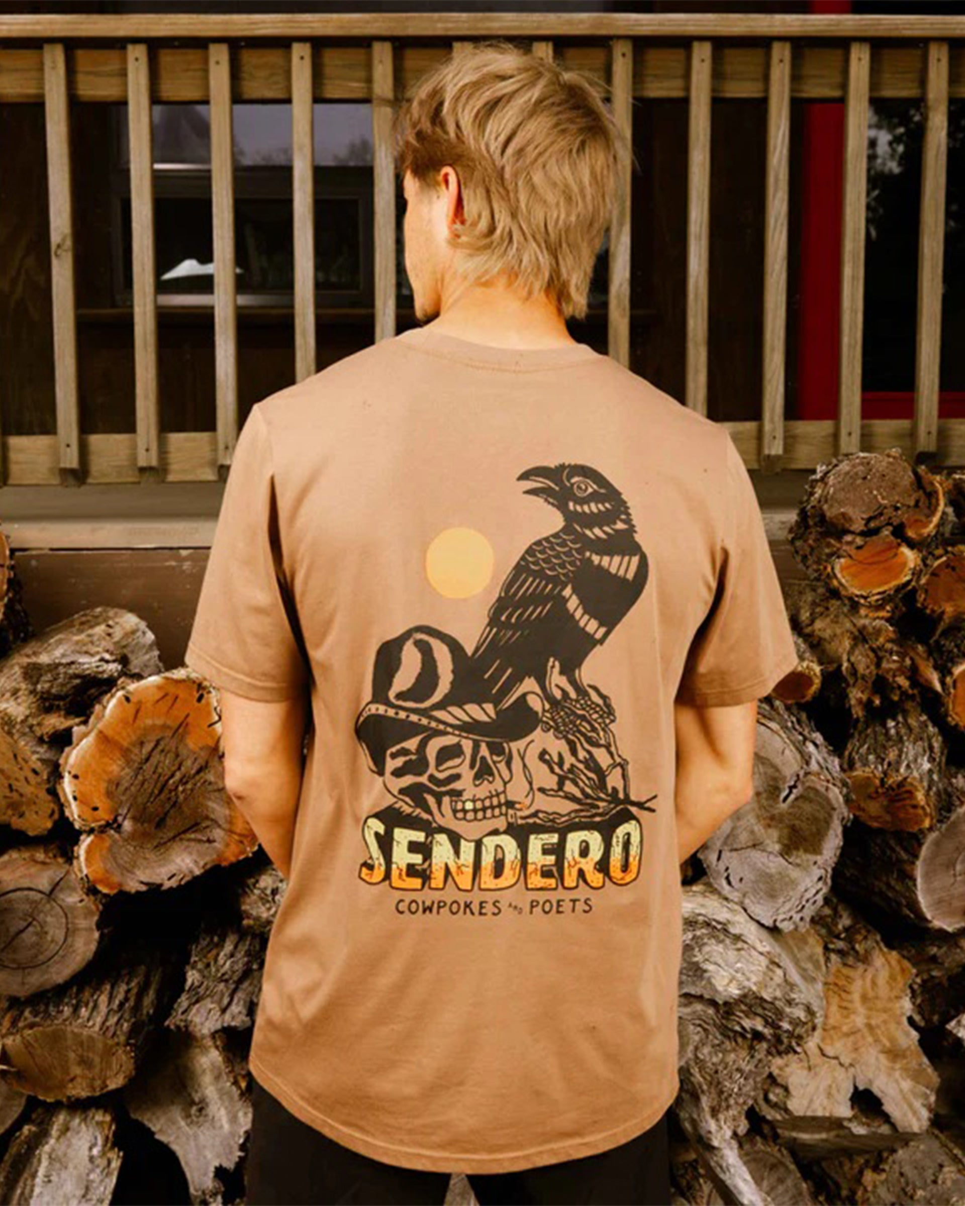 Sendero Provisions Co. Cowpokes Poets Short Sleeve T-Shirt - Light Brown