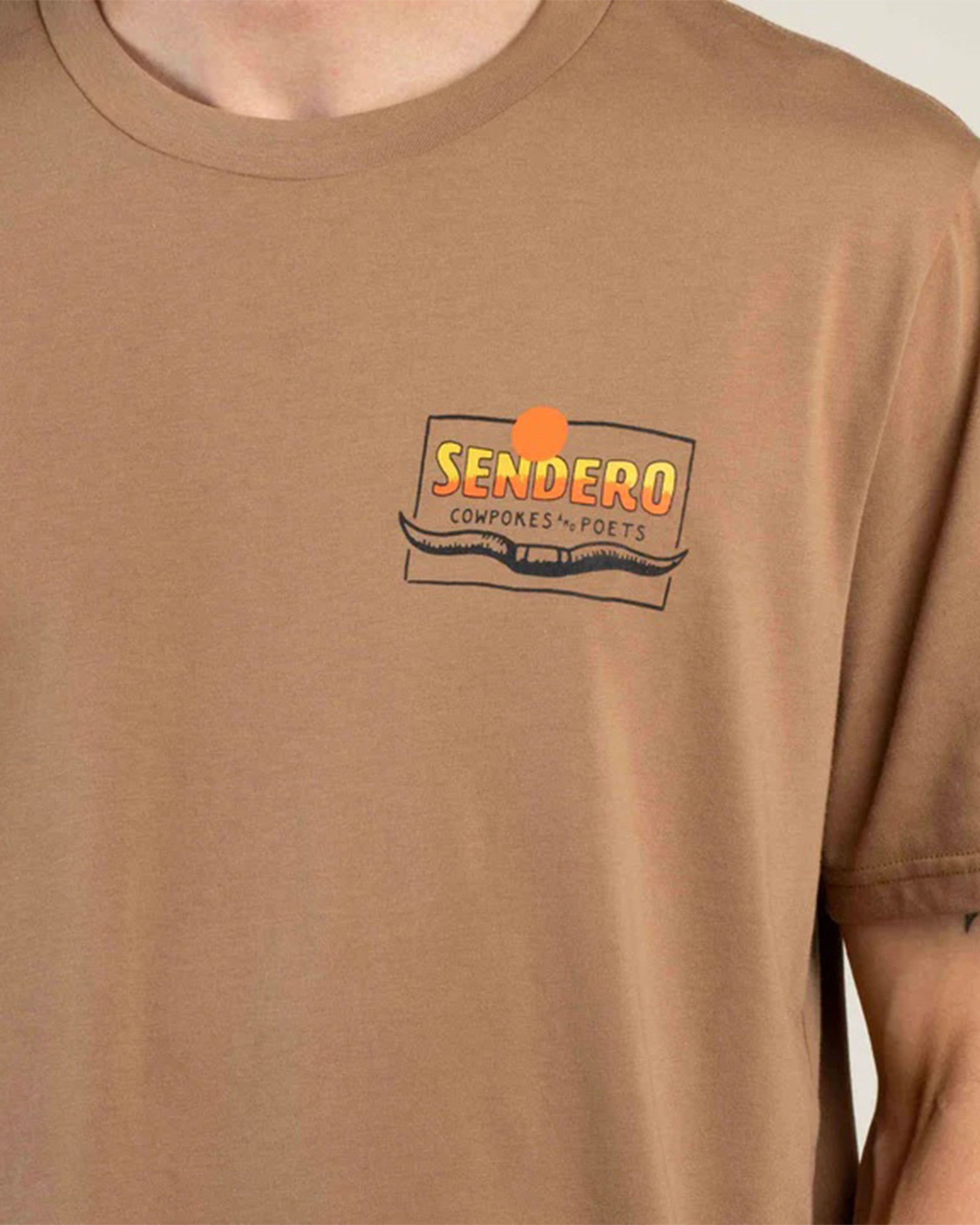 Sendero Provisions Co. Cowpokes Poets Short Sleeve T-Shirt - Light Brown
