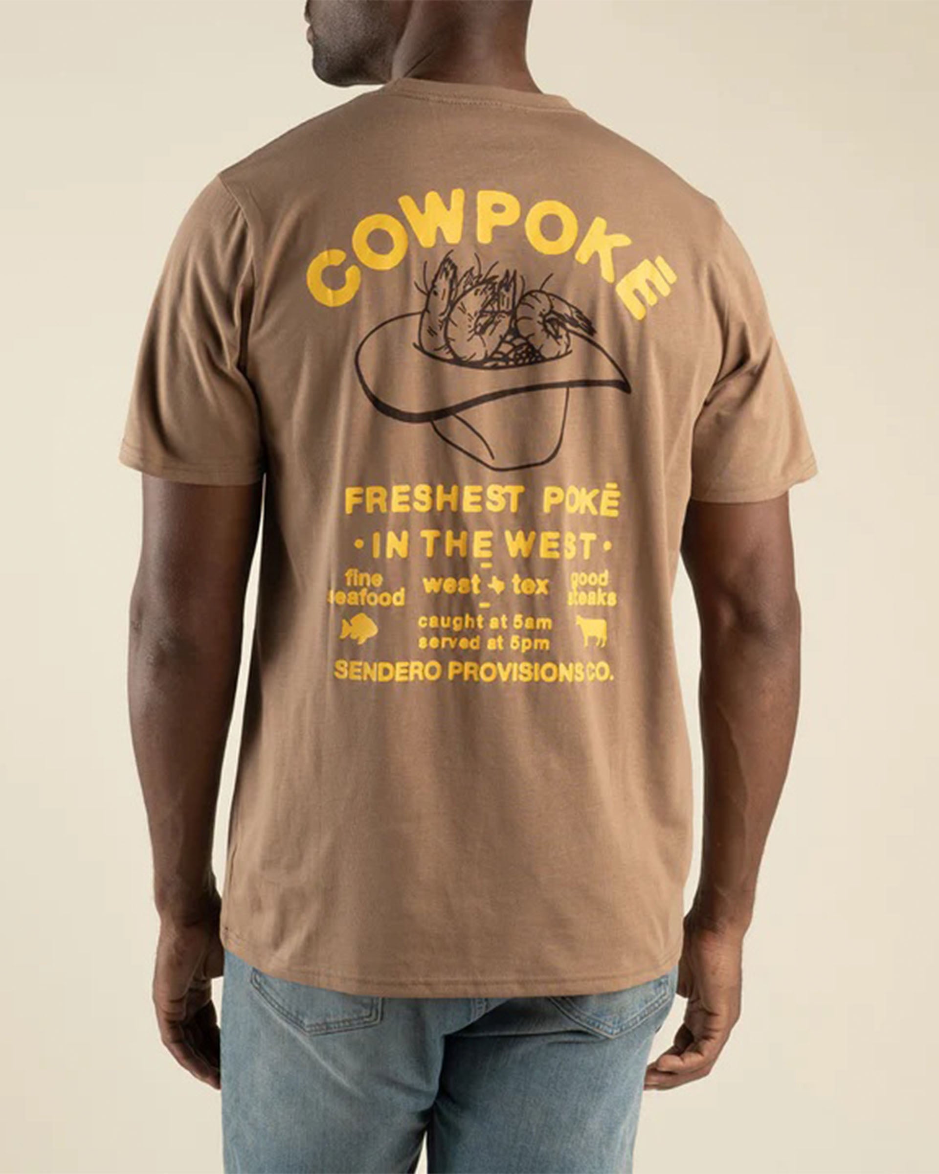 Sendero Provisions Co. Cowpoke Short Sleeve T-Shirt - Light Brown