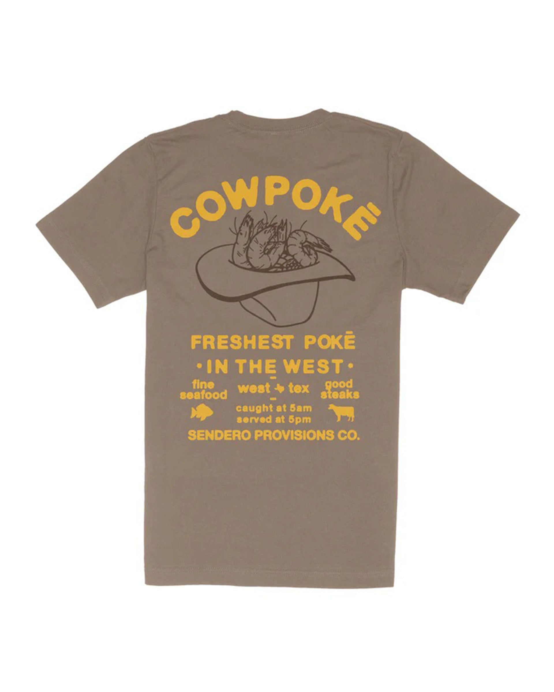 Sendero Provisions Co. Cowpoke Short Sleeve T-Shirt - Light Brown