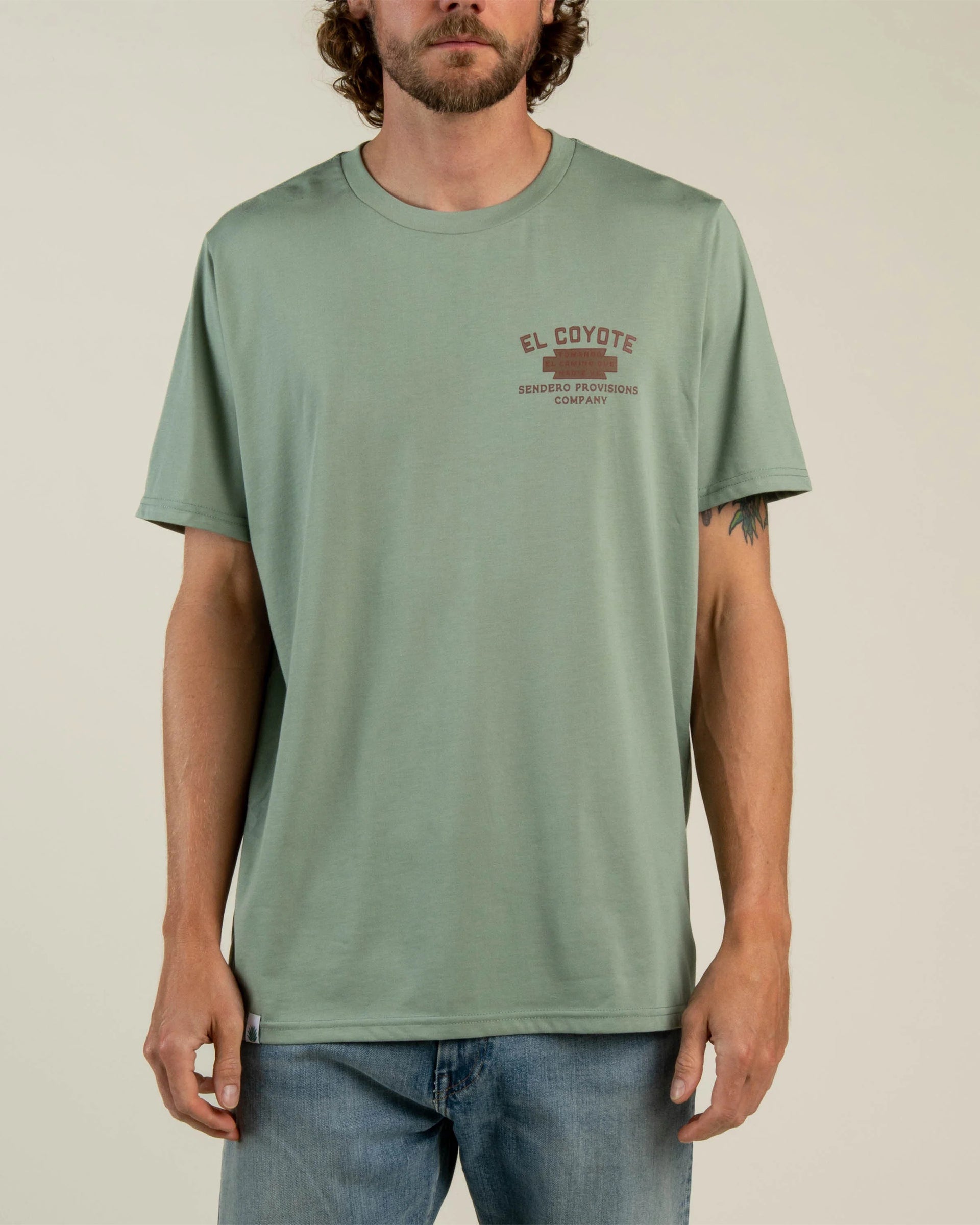 Sendero Provisions Co. Coyote Short Sleeve T-Shirt - Laguna