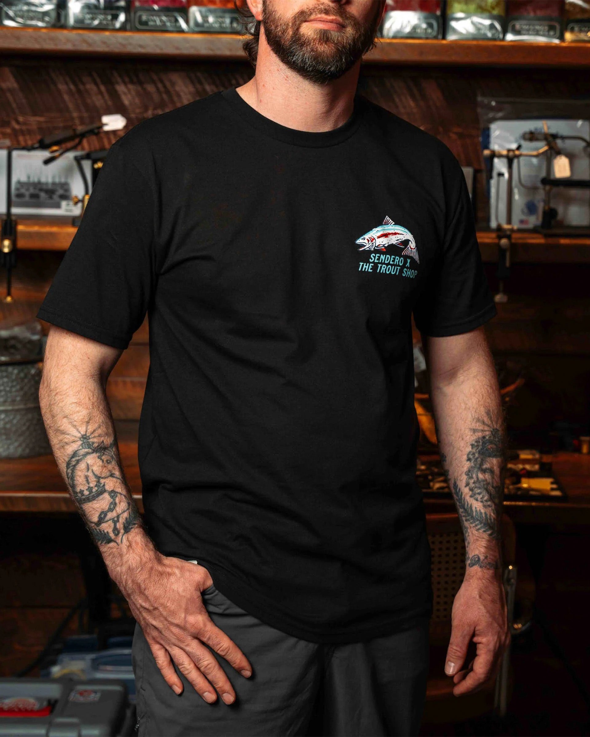 Sendero Provisions Co. Craig, Montana Short Sleeve T-Shirt - Black