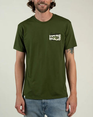 Sendero Provisions Co. Deer Fishers Short Sleeve T-Shirt - Army Green