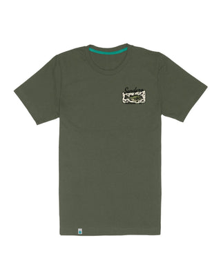 Sendero Provisions Co. Deer Fishers Short Sleeve T-Shirt - Army Green