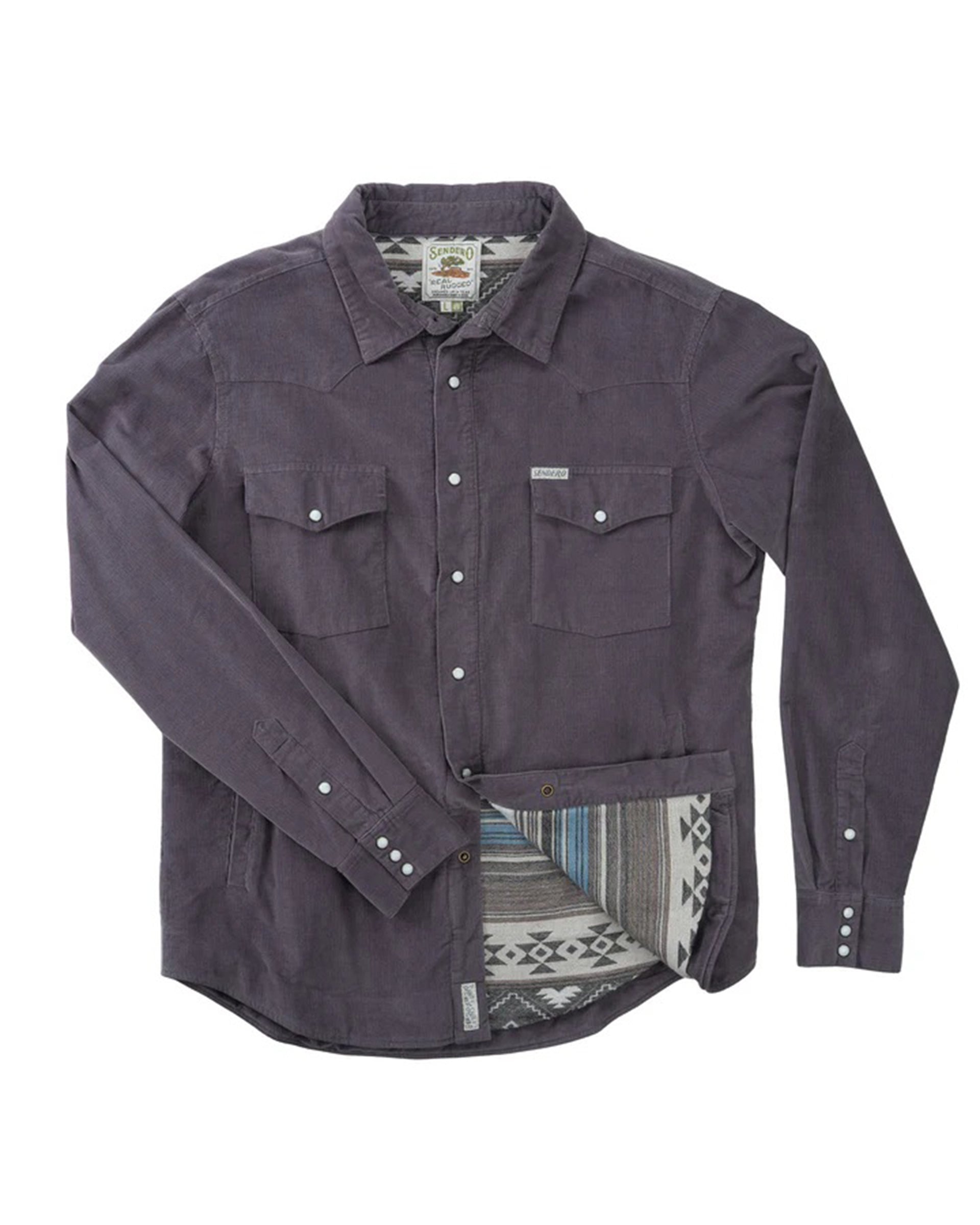 Sendero Provisions Co. Desperado Shacket - Dusty Plum