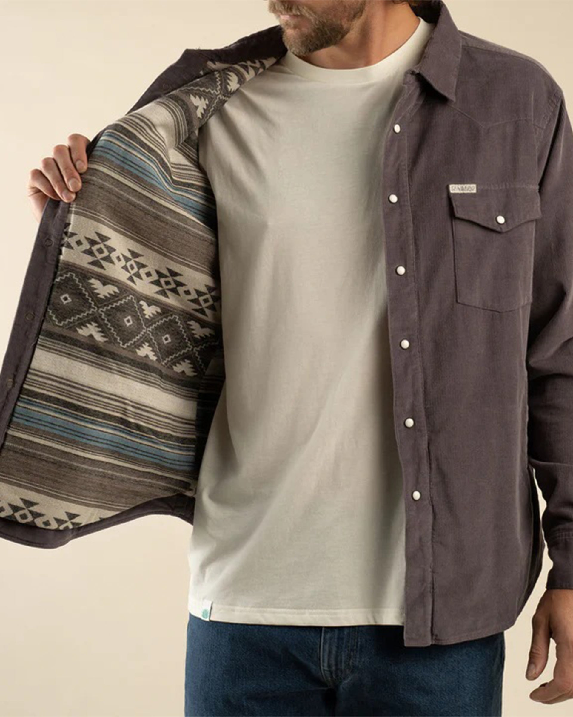 Sendero Provisions Co. Desperado Shacket - Dusty Plum