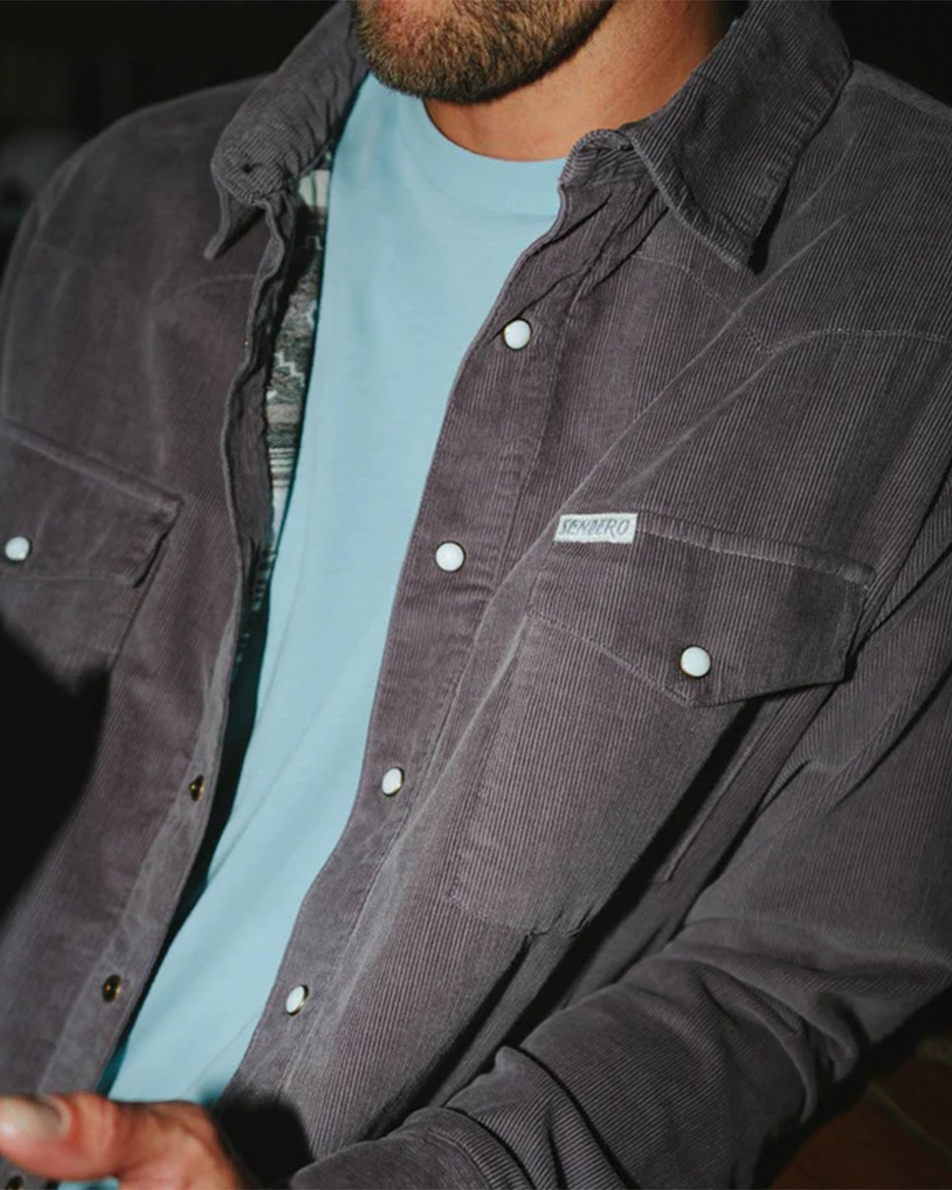 Sendero Provisions Co. Desperado Shacket - Dusty Plum