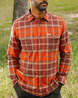 Durango Flannel Lightweight Stretch - Moab Plaid Redrock