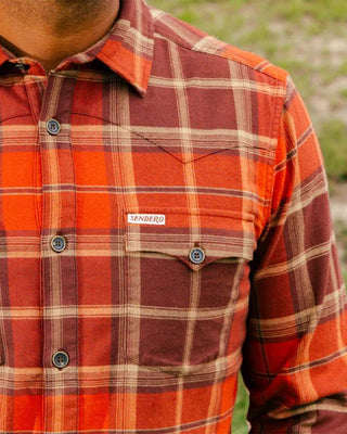 Durango Flannel Lightweight Stretch - Moab Plaid Redrock