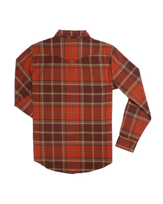Durango Flannel Lightweight Stretch - Moab Plaid Redrock