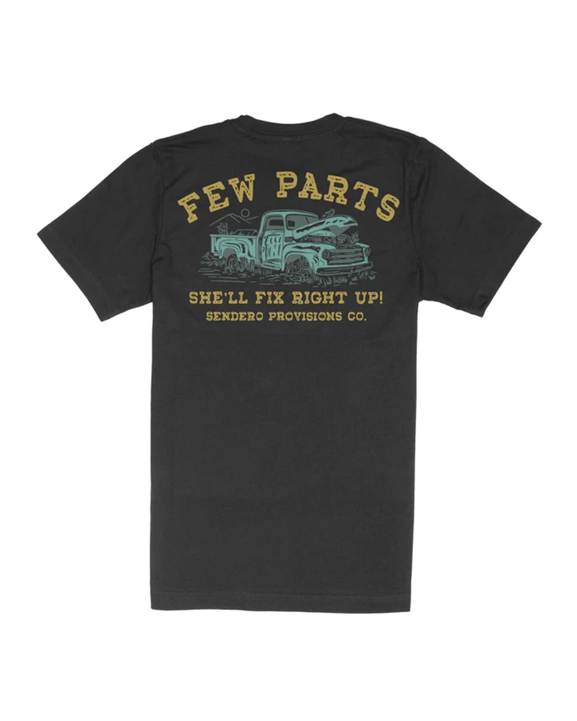 Sendero Provisions Co. Few Parts Short Sleeve T-Shirt - Black
