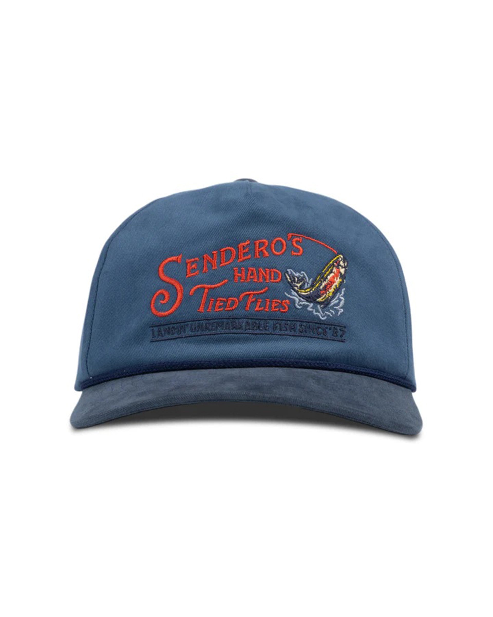 Sendero Provisions Co. Hand Tied Flies Hat - Faded Navy
