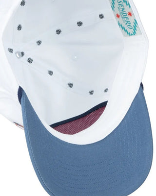 Sendero Provisions Co. Hand Tied Flies Hat - White/Navy
