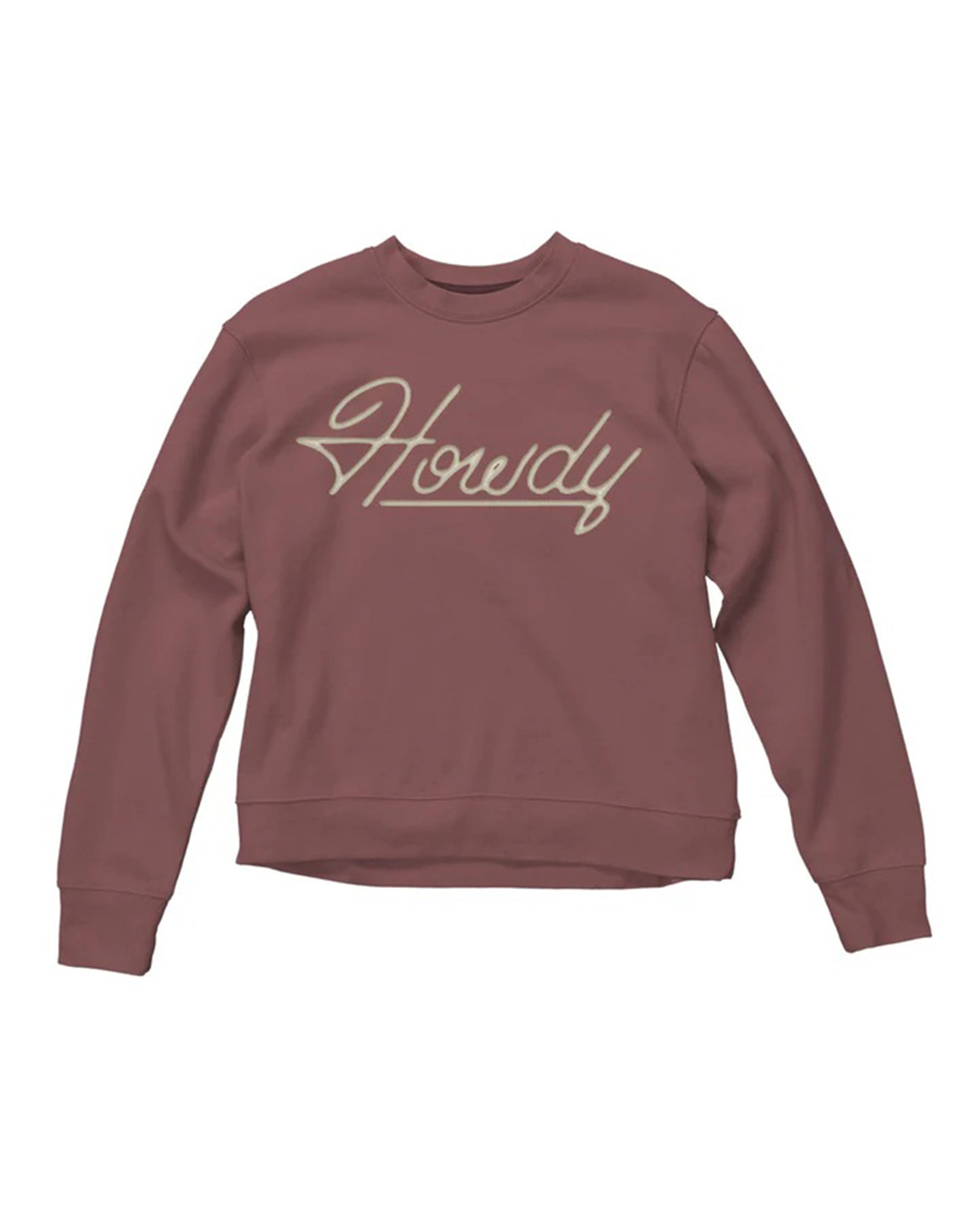 Sendero Provisions Co. Howdy Drop Shoulder Sweatshirt - Dusty Mauve