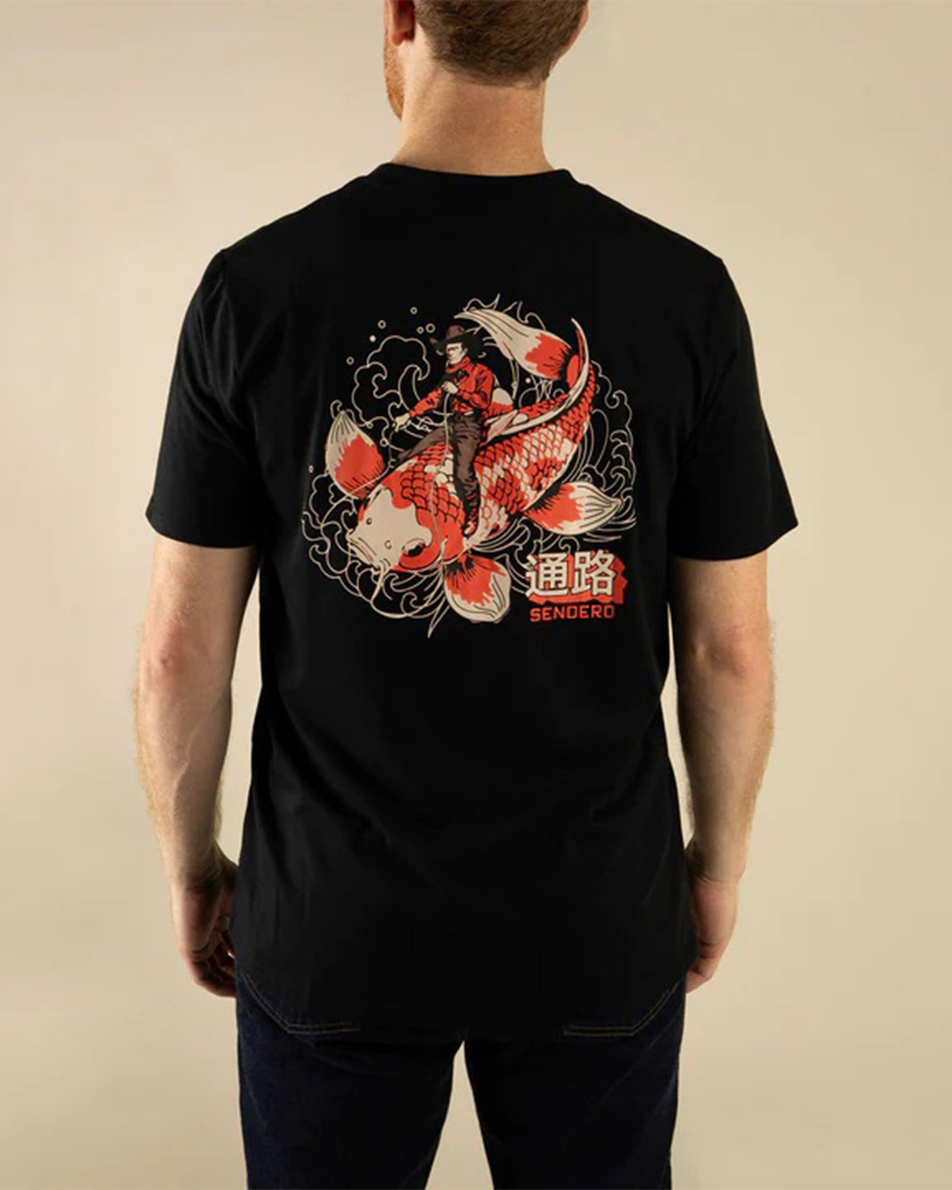 Sendero Provisions Co. Koi Bronc Short Sleeve T-Shirt - Black