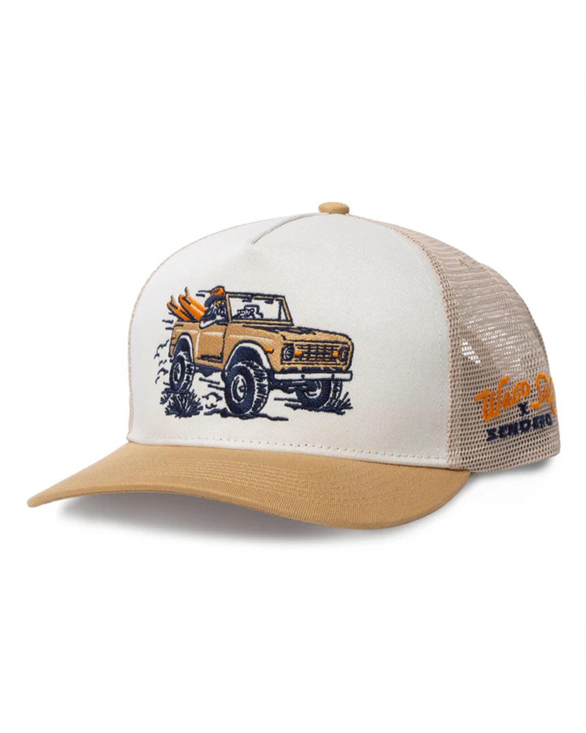 Sendero x Waco Surf Lone Star Road Trip Hat - White
