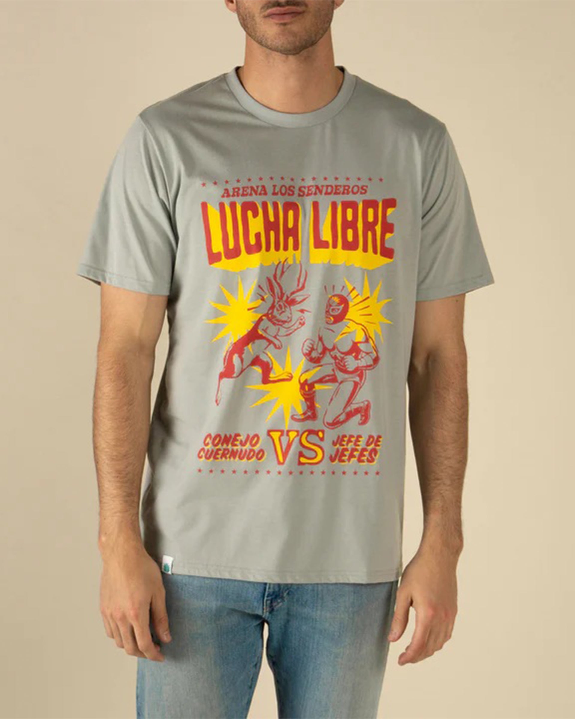 Sendero Provisions Co. Lucha Libre Short Sleeve T-Shirt - Big Sky Blue