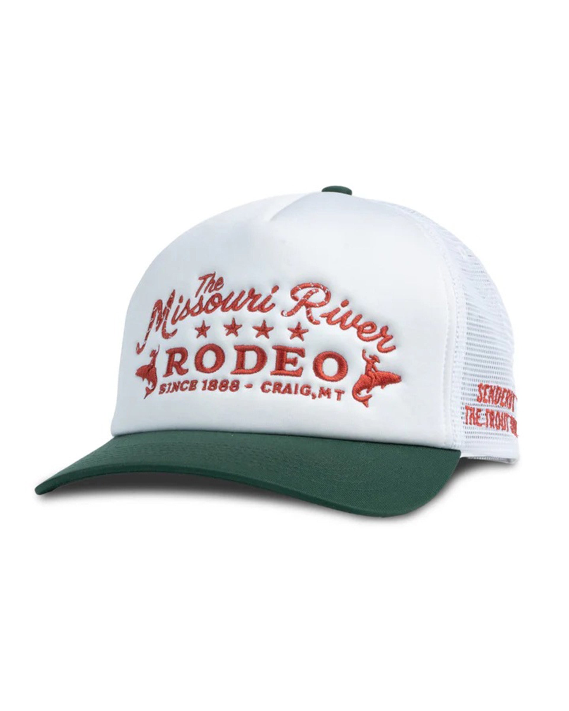 Sendero Provisions Co. Missouri River Rodeo Hat - White/Green