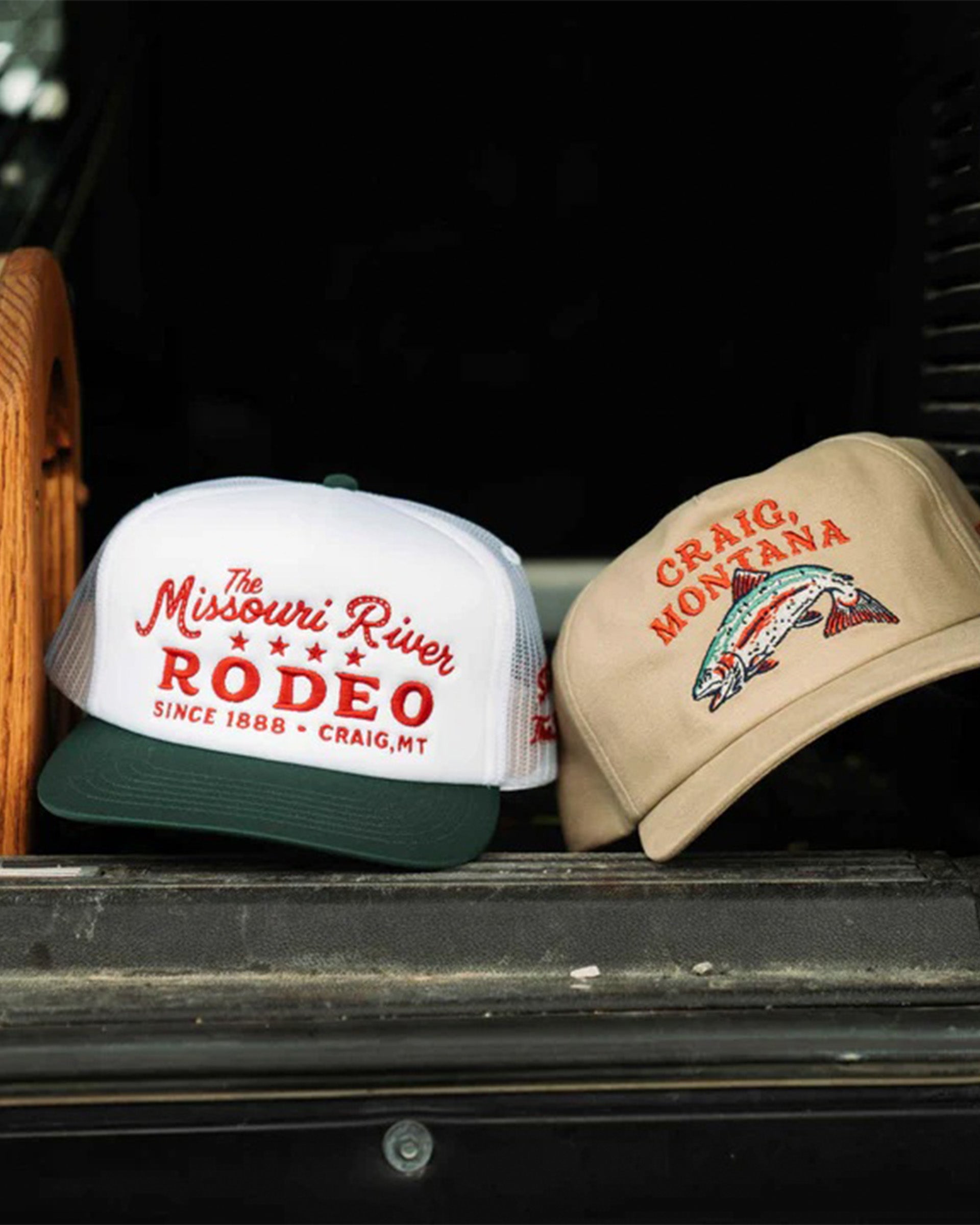 Sendero Provisions Co. Missouri River Rodeo Hat - White/Green