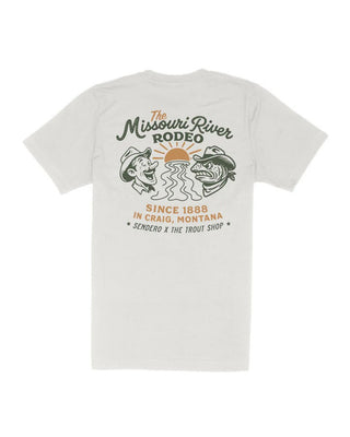Sendero Provisions Co. Missouri River Rodeo Short Sleeve T-Shirt - Vintage White