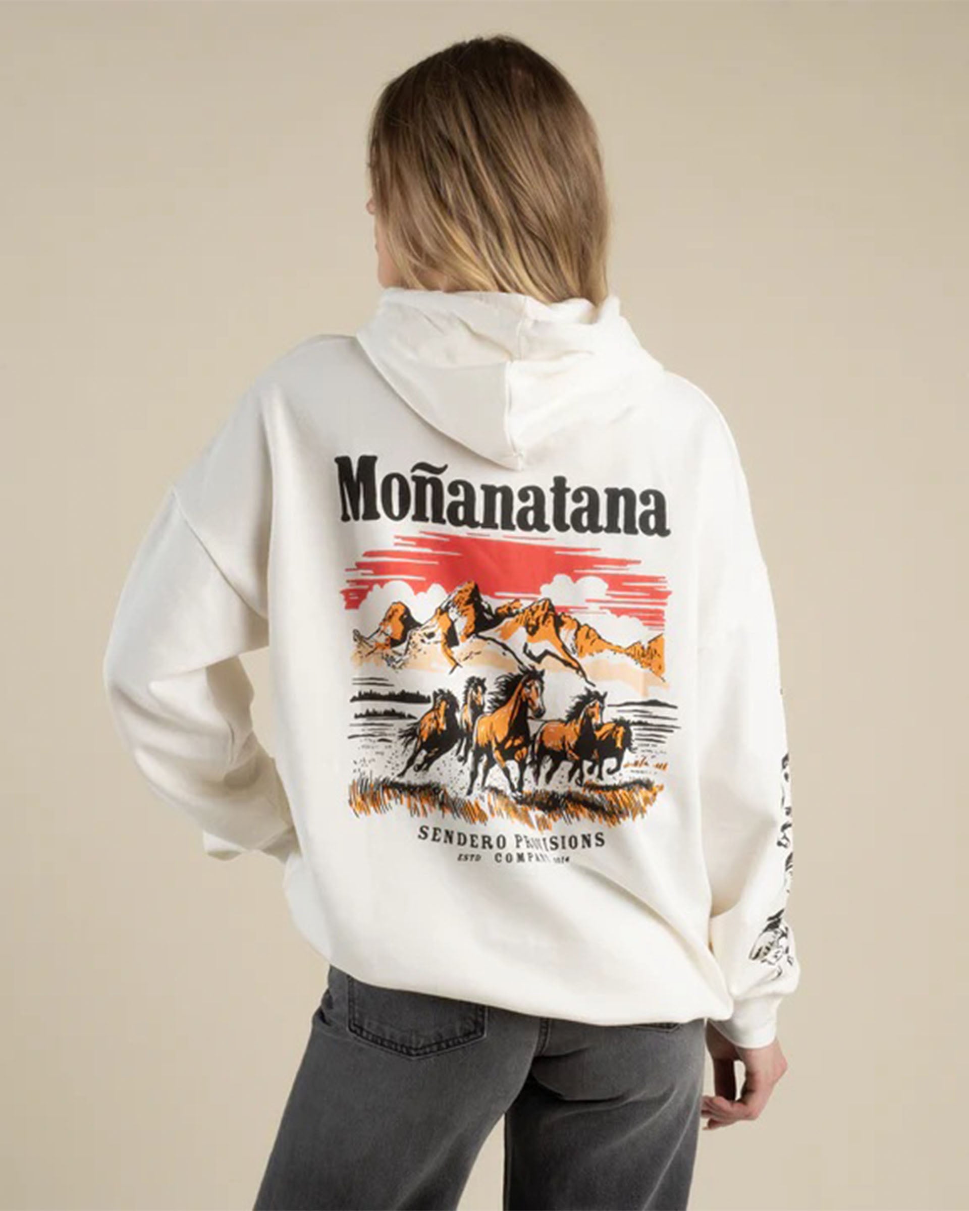 Sendero Provisions Co. Monanatana Hoodie - Vintage White