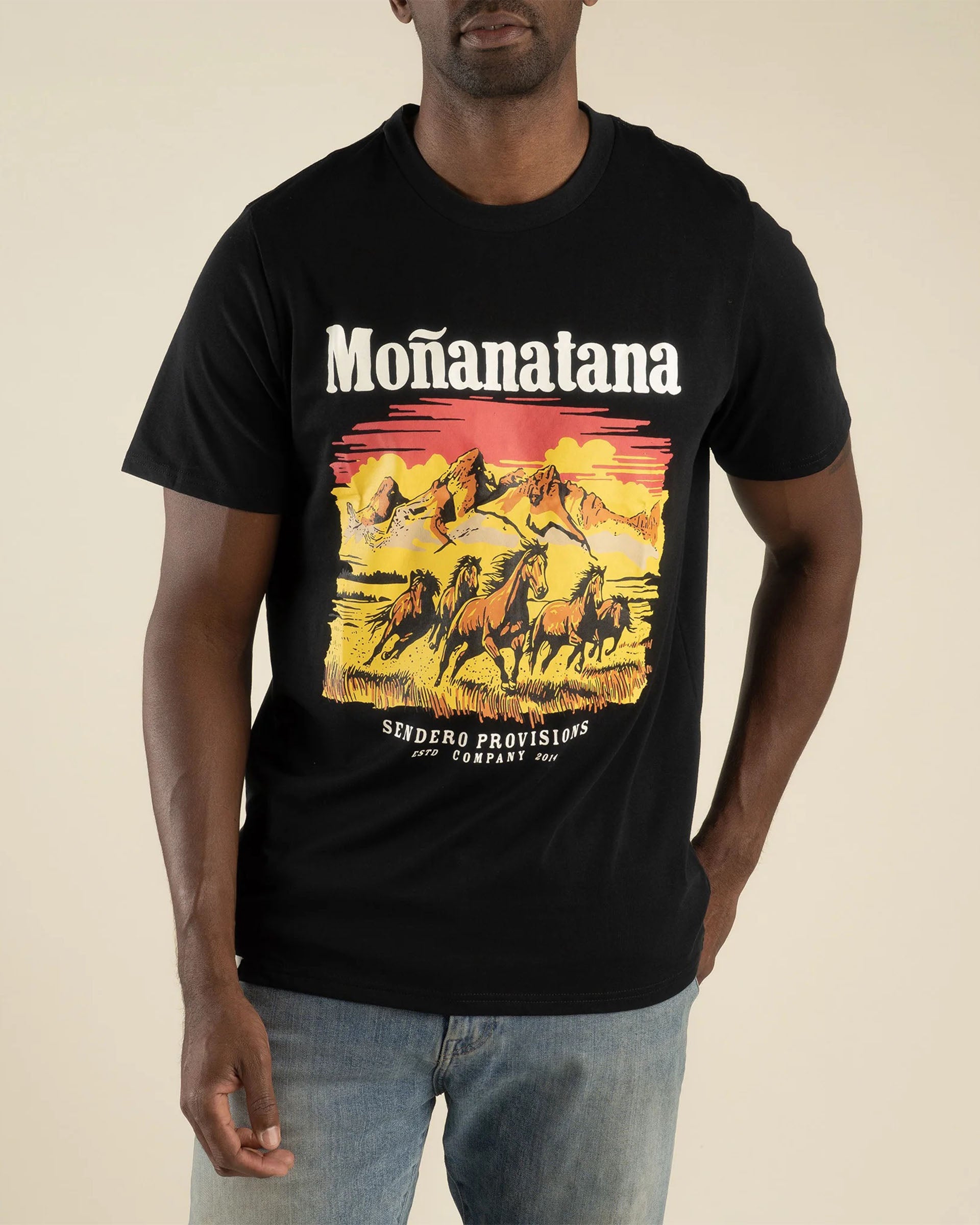 Sendero Provisions Co. Monanatana Short Sleeve T-Shirt - Black