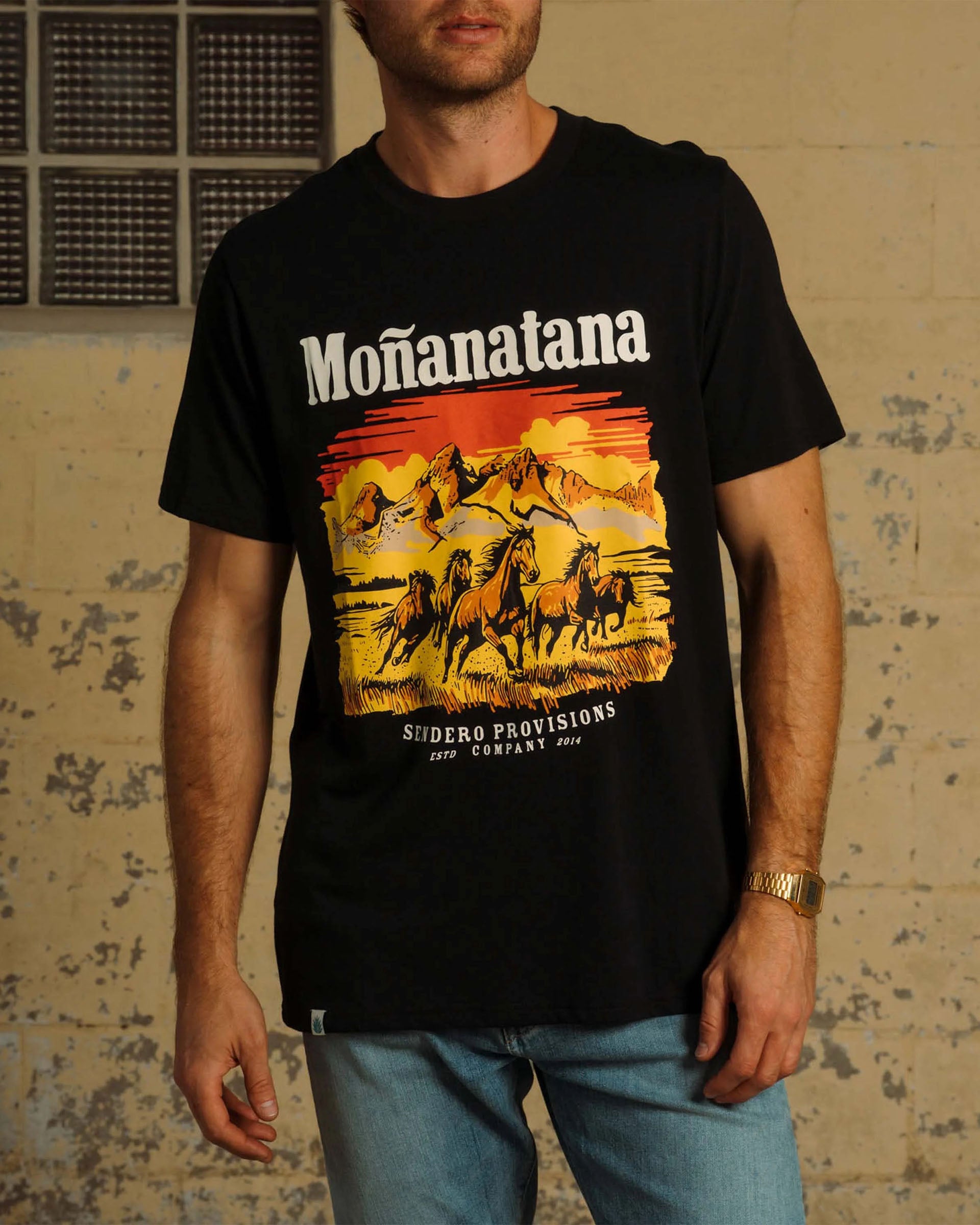 Sendero Provisions Co. Monanatana Short Sleeve T-Shirt - Black