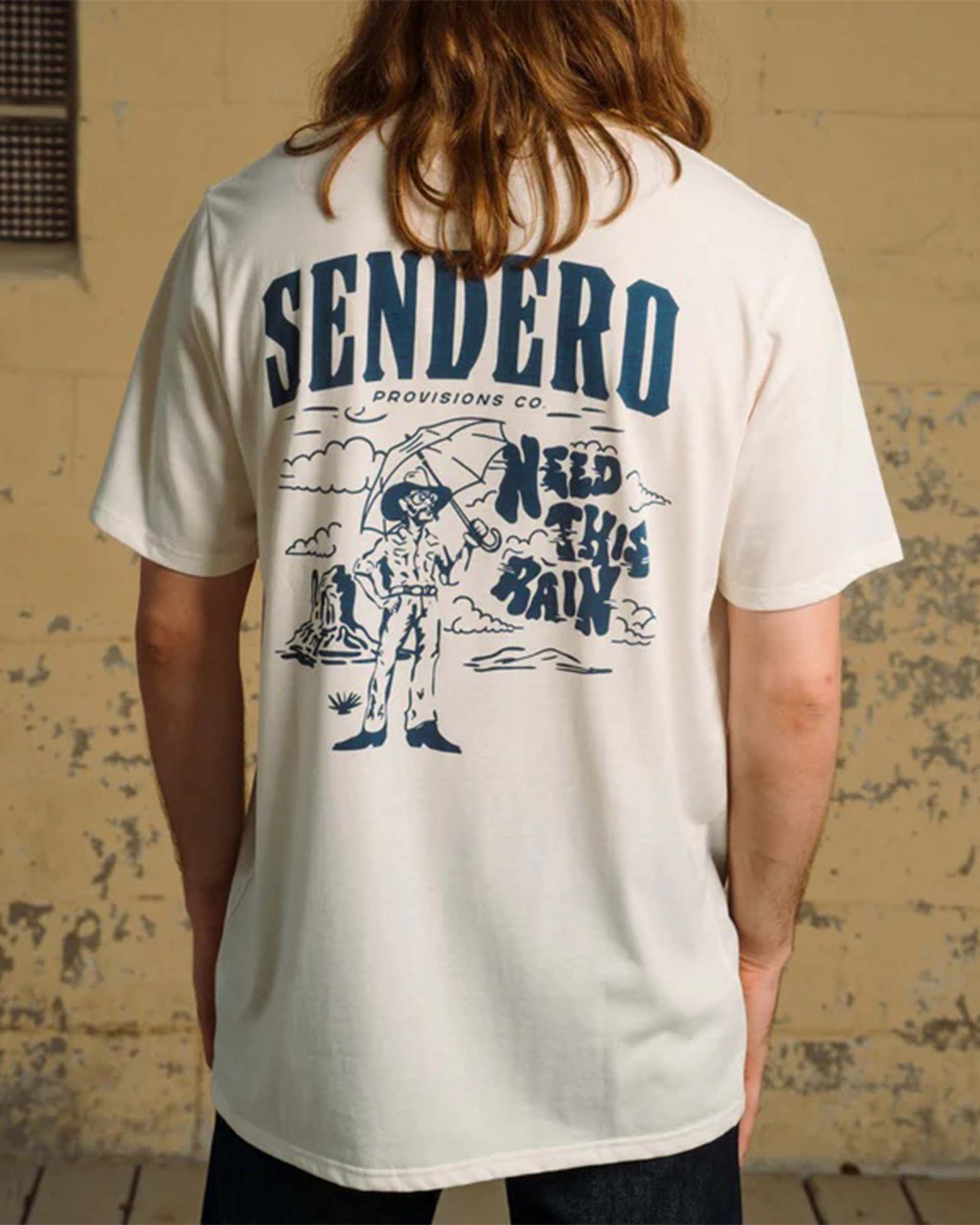 Sendero Provisions Co. Need This Rain Short Sleeve T-Shirt - Vintage White