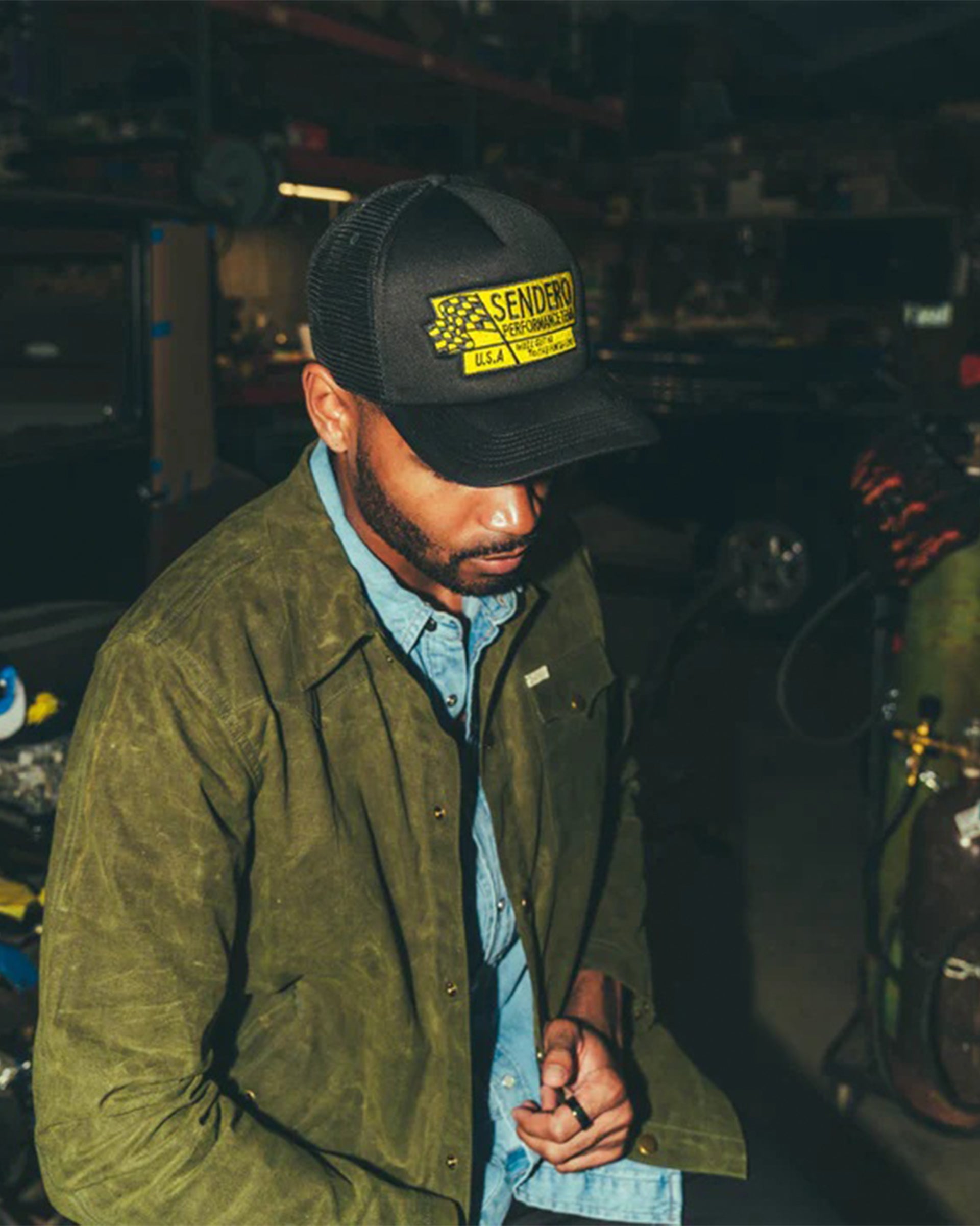Sendero Provisions Co. Brad Perez x Sendero Performance Team Hat - Black